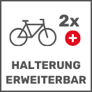 Thule Fahrradträger für 2 Fahrräder